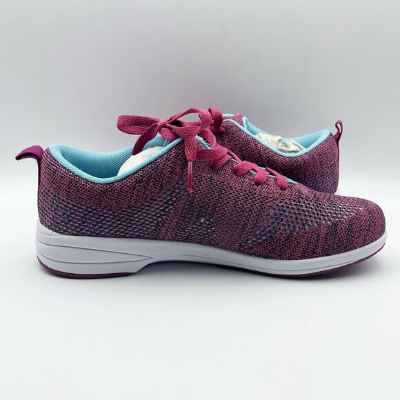 Propet Womens Washable Walker Evolution Sneaker US 8.5 Wide EU 39 Blue Pink NIB - Picture 4 of 12